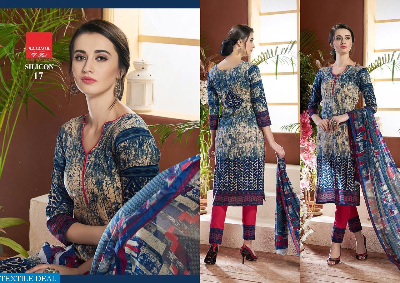 Rajavir Silicon Wholesale Summer collection dress material